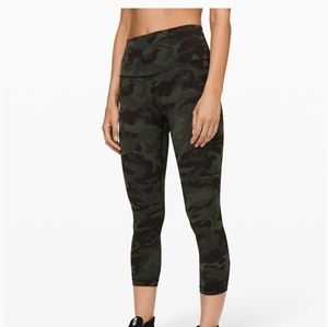 Lululemon Align Incognito Camo Multi Gator Green